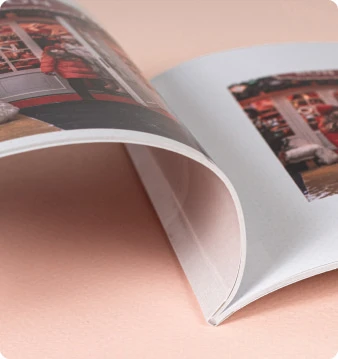 Фотокнига Standart в мягкой обложке с журнальными мягкими листами в открытом виде