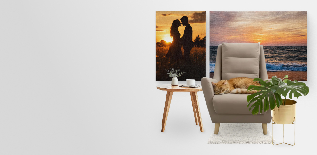 Картина на холсте на день Святого Валентина