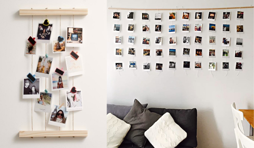 Фотоколлаж на стену из фото без рамок: 17 удачных идей