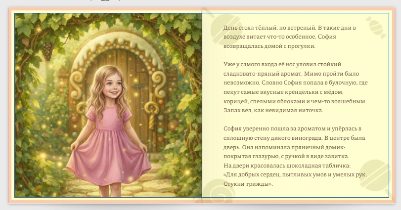 Макет книги