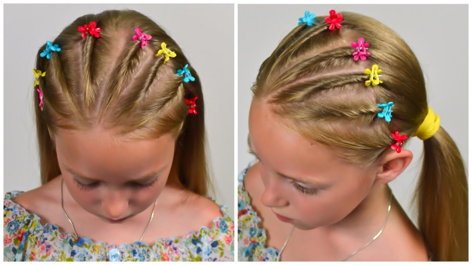 Легкие и красивые прически для девочек с длинными волосами (с фото-примерами)