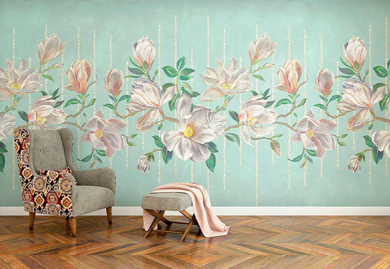 Обои в дизайне интерьера