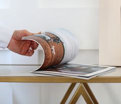 Перелистывание мягких листов фотокниги | Демонстрация журнальных листов фотокниги